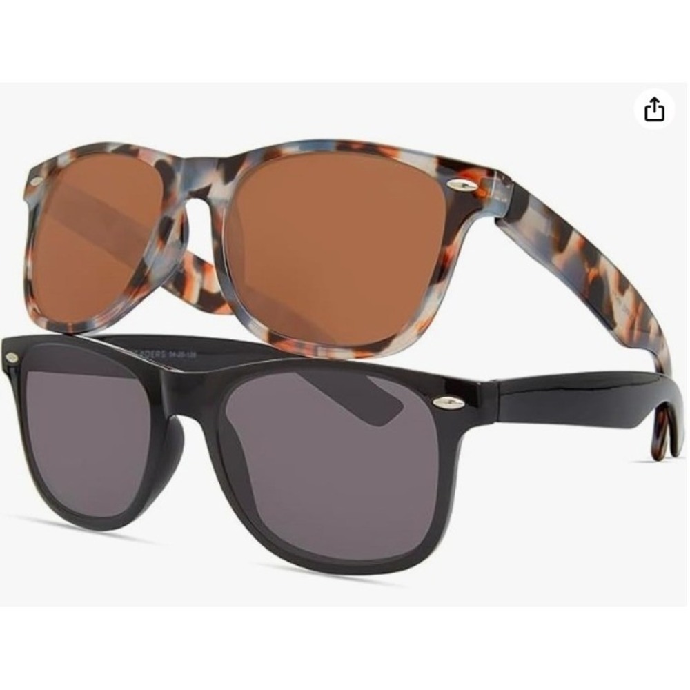M+ Adult Sunglass Readers +1.50 2-Pack‎ Black & Tortoise UV400 Melbourne